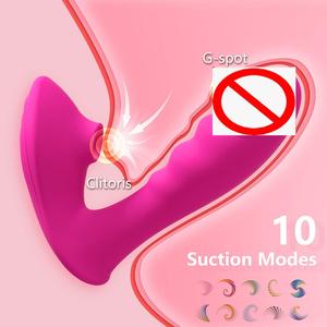 100% wasserdichte Rose Red Silikon Adult Toy Vibrator lecken Klitoris absaugung & Vagina Klitoris Stimulation für Frauen - Product Image 1
