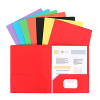 Pochettes pour classeur format lettre avec étiquettes, organiseur en plastique pour documents scolaires et de bureau