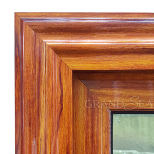 Fenêtre coulissante double vitrage en aluminium couleur <span class=keywords><strong>bois</strong></span> vert, style africain, très vendue - Product Image 5