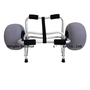 Yonk Modelo Y02011B Carro de playa de aluminio de aviación plegable para kayak y canoa Garantía de 1 año - Product Image 1