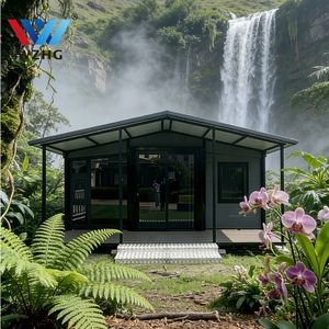 Maison préfabriquée mobile <span class=keywords><strong>en</strong></span> acier extensible de 20 pieds pour bureau ou <span class=keywords><strong>villa</strong></span>, taille 40 pieds, maison préfabriquée - Product Image 1