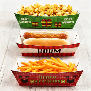 Bandeja de Aperitivos Personalizada con Temática de Videojuegos, Resistente al Aceite, para Fiestas de Cumpleaños Infantiles, MOQ Bajo - Product Image 1