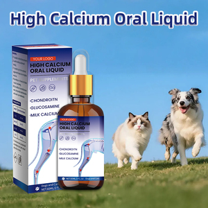 Hunde-und Katzen knochen wachstums unterstützung Flüssigkeits tropfen mit schnell absorptions sicherer Kalzium absorptions hilfe Vitamin <span class=keywords><strong>D</strong></span>-Ergänzung (60ml) - Product Image 3