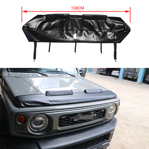 Lantsun ฝากระโปรงหน้าพีวีซี JMN020ฝากระโปรงทรายและหินกั้นสำหรับ Suzuki สำหรับ Jimny 2019 + 3ประตู - Product Image 4