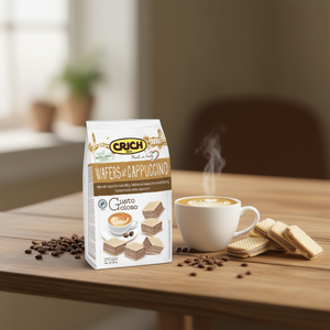 Obleas Crich Cappuccino 250g X 10, Galletas Dulces y Crujientes de Primera Calidad en Bolsa para una Experiencia Inolvidable - Product Image 3