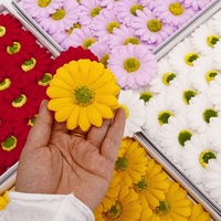 Aierflorist Bunga Gerbera Daisy Sabun yang Terkenal di Internet, Bunga Palsu Abadi, Toko Bunga Daisy Kecil