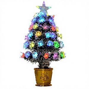 Arbre de Noël Artificiel Certifié Premium 180 cm avec Accessoires Flocons de Neige, 55T, LED Intégrées, Pré-Éclairé, Luxe, 12 Pièces/Caisse, Modèle 375883 - Product Image 1