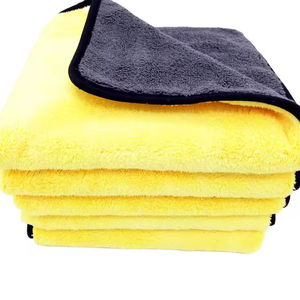 Serviette en microfibre double couche en polaire Carol, personnalisable avec logo, pour le lavage, le polissage et le dépoussiérage des voitures – Offre promotionnelle - Product Image 2