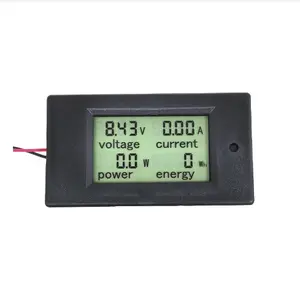 Kỹ thuật số wattmeter Vôn kế Ampe kế DC 6.5-100V 4in1 LCD điện áp hiện tại Điện năng tiêu thụ năng lượng mét