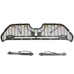 Parrillas automáticas con luces ámbar Parrilla delantera del coche de la <span class=keywords><strong>camioneta</strong></span> para <span class=keywords><strong>RAV4</strong></span> 2019 - <span class=keywords><strong>2022</strong></span> - Product Image 2