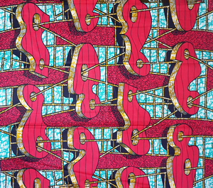 Ankara sáp vải cotton dệt sáp in thực sáp bông phi <span class=keywords><strong>Batik</strong></span> in thật khối chất lượng cao - Product Image 2