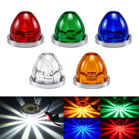 Feu de signalisation latéral LED étanche pour camion et remorque Watermelon 12V 24V Rouge, Jaune, Vert