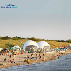 Tente dôme géométrique de Camping de luxe, <span class=keywords><strong>grande</strong></span> sphère de <span class=keywords><strong>taille</strong></span> personnalisée, tente transparente pour grand événement de fête, <span class=keywords><strong>yourte</strong></span> à vendre - Product Image 5