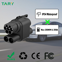 TAry CCS2 à CCS1 EV chargeur adaptateur DC 1000V 250A CCS2 à CCS1 prise voiture adaptateur de charge DC adpater