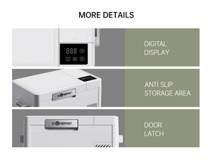 ICE TRIP UOG30 New Trend ECO-friendly Dual Zone Portable <b>Refrigerator</b> Cooler 12/24v Freezer Vehicle Car Fridges Mini Ice Maker I - Product Image 3