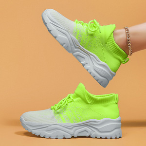 <span class=keywords><strong>Chaussures</strong></span> de sport décontractées pour femmes grandes tailles 40-44, respirantes, légères, confortables, à enfiler, semelle extérieure en EVA - Product Image 3