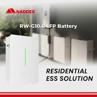Batterie LiFePO4 à semi-conducteurs RW-G10.6 Prix Usine Série HomeSpring Batterie Solaire Domestique LV Stockage d'Énergie Hybride PV pour la Maison