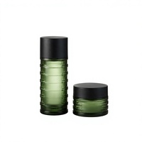Vente en gros de flacons en verre personnalisés avec pompe pulvérisatrice, 50g 120ml, emballage cosmétique pour sérum facial, crème pour le visage