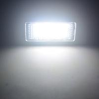 2 pièces, éclairage de plaque d'immatriculation LED 3W 12V pour BMW série 1/6 Z4/i3/X2, compatible avec E81/E87/F20/F21/E63/E64/F06/F12/F13/K48 1600GT