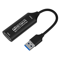 Carte de capture vidéo USB2.0 1080P en alliage d'aluminium pour ordinateur portable, caméra de jeu, PC, enregistrement en direct