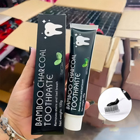 Pâte dentifrice blanchissante au charbon de bambou 100% naturel, best-seller, pour une haleine saine à usage domestique