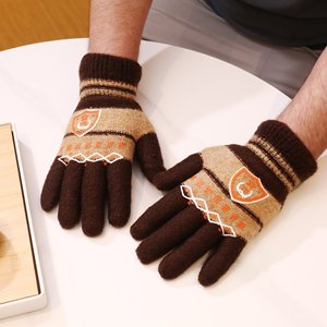Winter Extra Thick Fleece Lined Knitted <b>Gloves</b> Unisex <b>Warm</b> Outdoor Thermal Insulated Cycling Commute <b>Gloves</b> - Product Image 2