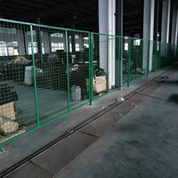 Clôture de Sécurité Amovible pour Atelier en Fer Galvanisé à Chaud Anti-Corrosion, Écologique pour Chantier de Construction