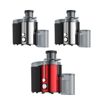Automatische slowjuicer met brede opening en pulp-uitwerper, fruitsapcentrifuge, snijgereedschap