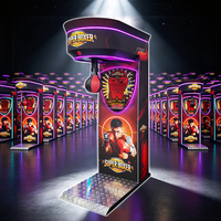 Machine d'arcade de boxe électronique - Jeu de frappe à monnayeur avec testeur de force pour centres de divertissement