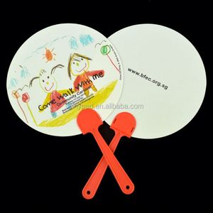 Abanico de Mano de Plástico de Doble Cara de 17 cm de Diámetro con Impresión y Logotipo Personalizados a Precio Económico para Regalos de Eventos Empresariales - Product Image 6