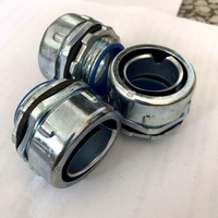 Raccord fileté mâle en alliage de zinc étanche à l'eau, durable, flexible, pour conduit métallique, pour machines