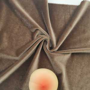 墨泉工厂超柔软KS韩版天鹅绒涤纶氨纶女式针织面料 - Product Image 2