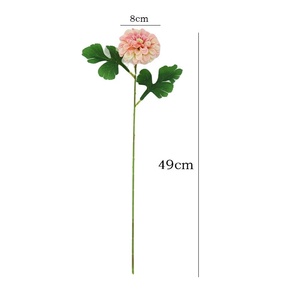 Flores artificiales de <span class=keywords><strong>caléndula</strong></span> de tela de seda individual para boda, artículo decorativo, flores realistas con sensación de gama alta - Product Image 4