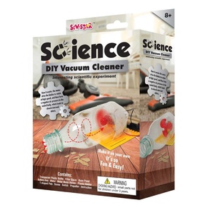 Scatola di colore personalizzato logo accecpted bambini Fai Da Te creativo per bambini <span class=keywords><strong>giocattoli</strong></span> <span class=keywords><strong>Aspirapolvere</strong></span> educativi facile operare meccanico Scienza giocattolo - Product Image 1