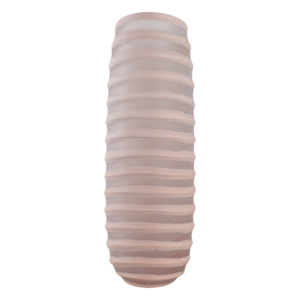 Vaso decorativo in vetro intagliato per composizioni floreali da appoggio, per soggiorno, camera da letto, ufficio. - Product Image 4