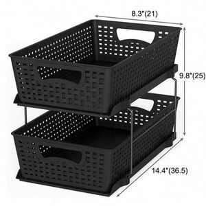 Square Plastic Stackable Composition Multifunctional <b>Large</b> Space Bathing Dirty Cloth Organization - Product Image 1