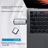 Mini Enregistreur Vocal HD Porte-Clés USB, Dispositif d'Enregistrement Audio