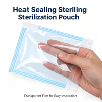 Sacs de Stérilisation Auto-scellants en Papier Tyvek pour Autoclaves et Stérilisateurs, Matériel Médical, Bobines et Sachets en CPP/PET, Scellage Thermique