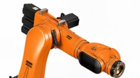 Bras robotisé industriel à charge lourde KUKA KR 500L340-3 F, capacité de charge de 500 kg, portée de 3400 mm, 11 kW, 400 V, modèle électromécanique servo-électrique