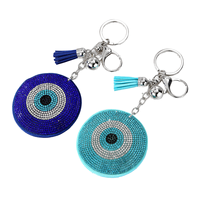 Modeaccessoires: Glinsterende sleutelhanger met strass steentjes voor honkbal, softbal, voetbal, basketbal, rugby en tassen.
