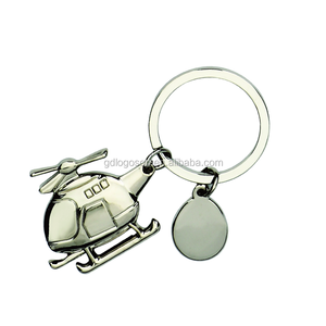 Porte-clés d'avion en promotion en gros Porte-clés 3D personnalisé en métal Porte-clés étiquette d'avion Cadeau de pilote personnalisé - Product Image 2