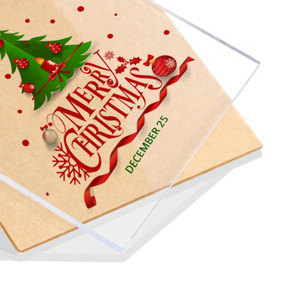 Tùy chỉnh bán bìa cứng trống Acrylic Pocket lời mời đám cưới Lazer cắt Acrylic Đảng đám cưới thiết lập lời mời - Product Image 5