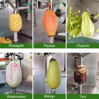 Automatische Broodvrucht Mango Ananas Wassen Fruit Groente Kokosnoot Schiller Pelsmachine Machine Voor Proces