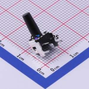 DTSA-66K-V Tactile Switch Through hole Component (THT) Switch Single Pole Single Throw Round Button 1N Right Angle Insert - Product Image 1