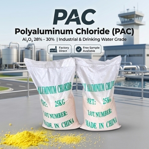 Productos Químicos para el Tratamiento del <span class=keywords><strong>Agua</strong></span>, Número CAS 1327-41-9, Polvo de Policloruro de Aluminio PAC 30, Precio al por Mayor del Fabricante con Certificación NSF - Product Image 1