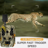 Caméra de chasse infrarouge 4G à détection de mouvement 940nm avec vision nocturne pour la chasse sauvage