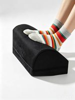 Repose-pieds réglable en mousse à mémoire de forme pour le bureau et les chaises de jeu, conception ergonomique pour le dossier des chaises de bureau et de jeu