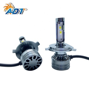 หลอดไฟ LED รถยนต์ ADT 9-32V สี Gun Color รุ่น S10 Seoul-CSP 3570SMD 50W 8000LM 6500K แสงขาว ไฟสูง-ต่ำ 9007 9004 H4 H13 - Product Image 2