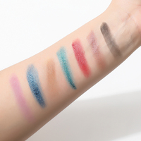 Palette de fards à paupières minéraux scintillants 18 couleurs, longue tenue, pressée, 30g, pour la scène