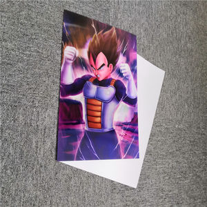 Di vendita caldo 3d di vibrazione anime immagine di <span class=keywords><strong>dragon</strong></span> <span class=keywords><strong>ball</strong></span> <span class=keywords><strong>GOKU</strong></span> 3d poster - Product Image 4